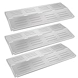 Folocy BBQ Gas Grill Replacement Parts, Stainless Steel Grill Heat Plates Burner Cover Heat Shield...