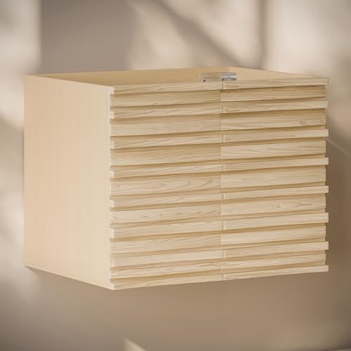 Swiss Madison Cascade 30" Wall-Mounted Bathroom Vanity Cabinet Without Top in Natural Oak by Swiss Madison - Used condition - Image 6