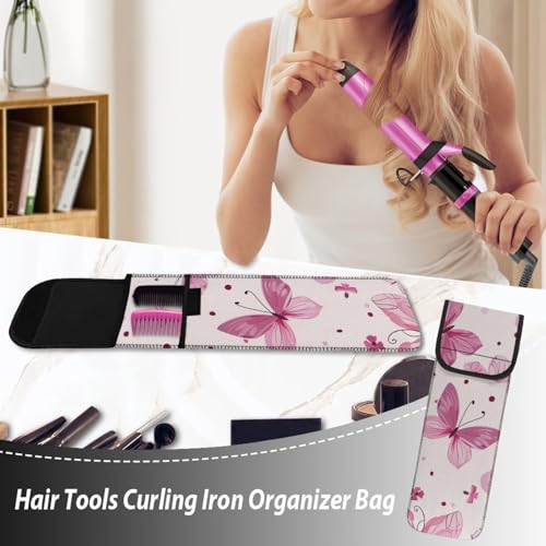 Estuche organizador de neopreno para plancha y rizador de pelo miniatura 3