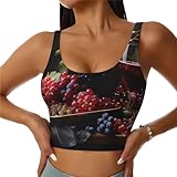Photo Gallery jkiegoq canottiera sportiva da donna, motivo uva e vino, per yoga, allenamento, fitness, atletica, nero, xx-large Photo Gallery jkiegoq canottiera sportiva da donna, motivo uva e vino, per yoga, allenamento, fitness, atletica, nero, xx-large