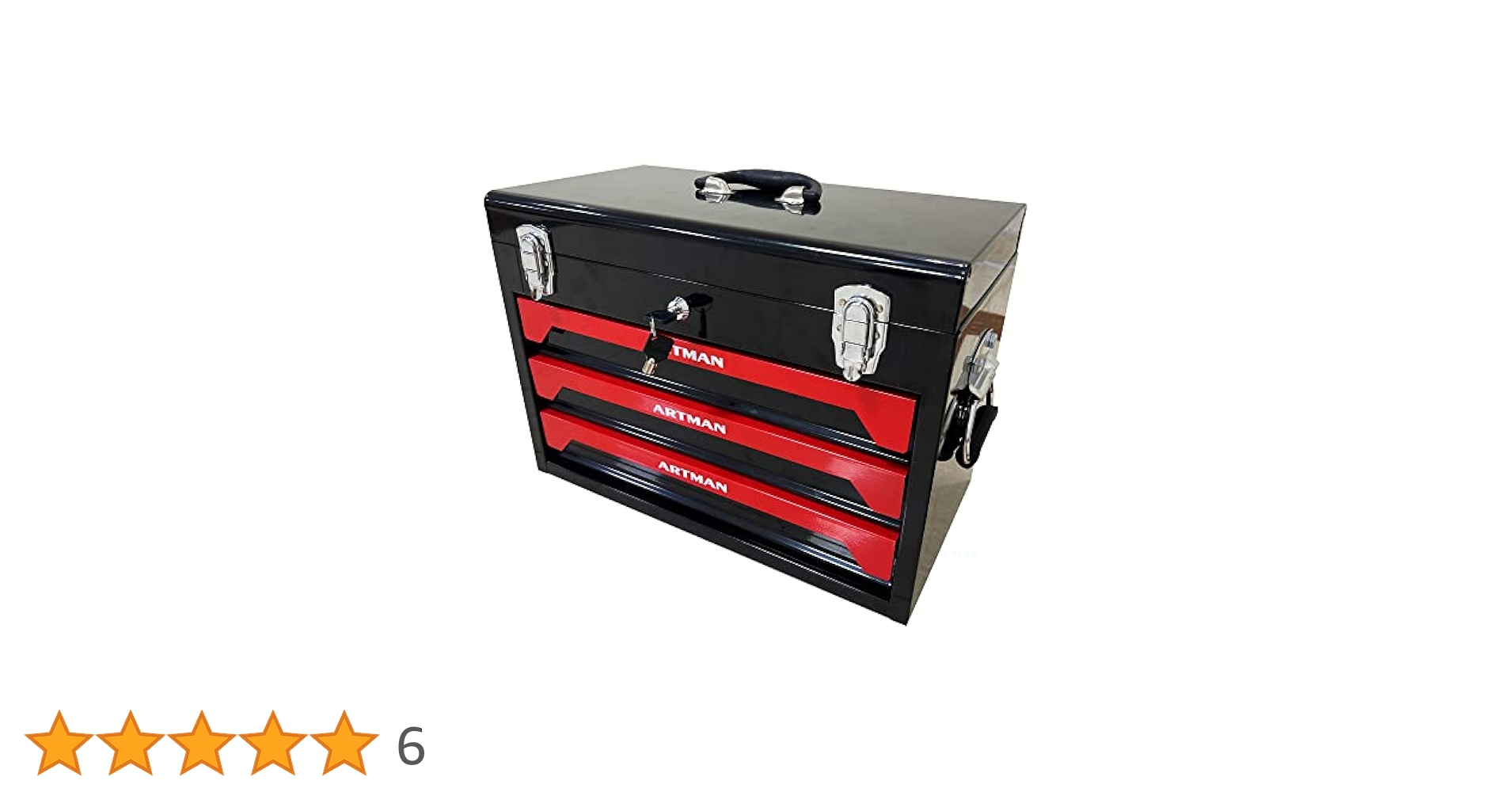 3 Drawers Heavy Duty Metal Tool Box with 439-Piece Mechanics