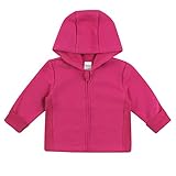Hanes, Zippin Soft 4-Way Stretch Fleece Hoodie, Babies and Toddlers, Honeymoon Pink, 0-6 Months