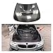 VRS Style Compatible for BMW M3 F80 M4 F82 F83 2014-2020 Carbon Fiber Car Front Bumper Engine Cover Hood Bonnet Vent Parts Body Kit(Carbon Fiber)