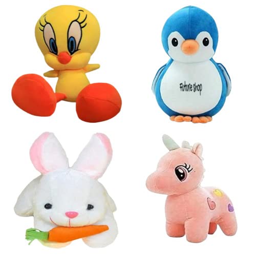 See full amazon price history chart for Future Shop Soft Toys Combo of Tweety Duck, Rabbite, Penguin and Unicorn Stuffed Plush Fluffy Toys for Kids Playing - Pack of 4 Future Shop Soft Toys Combo of Tweety Duck, Rabbite, Penguin and Unicorn Stuffed Plush Fluffy Toys for Kids Playing - Pack of 4 (B09VC4FTGZ) Amazon Price History, Amazon Price Tracker