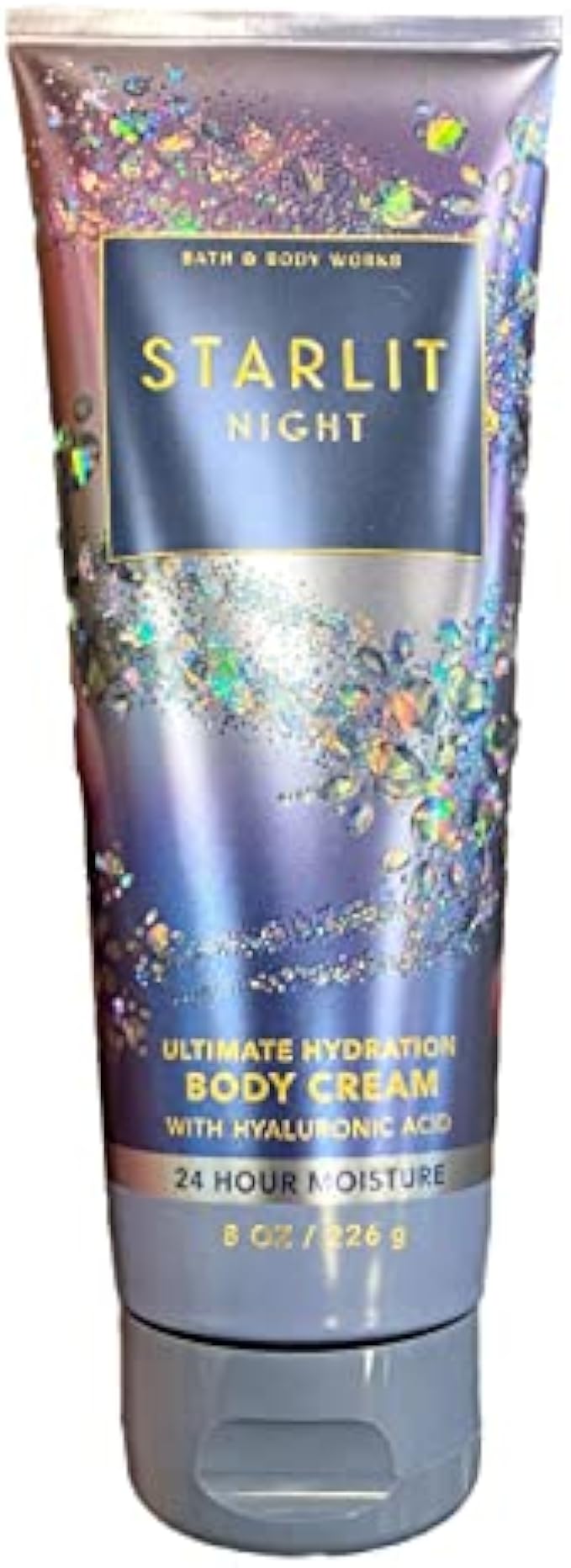 Bath and body Lotion, Perfume Mist, Shower Gel Holiday and Tropical Fragrance Collection (Starlit Night Shea, 8 Ounce)