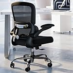 TRALT Office Chair - Ergonomic Desk Chair with Adjustable Lumbar Support, Mesh Computer Chair, Executive Chairs for Home Office Comfortable Lumbar Support (Black)
