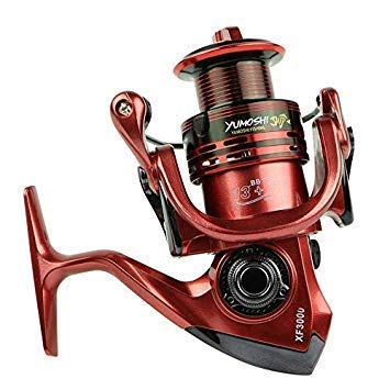 GlobalNiche® Walk Fish 13 1Bb Spinning Fishing Reel System Metal Spool Long Castin