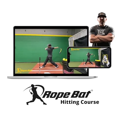 image for Rope Bat - Ultimate Rope Bat Swing Trainer w/ 3 Soft Training Balls 