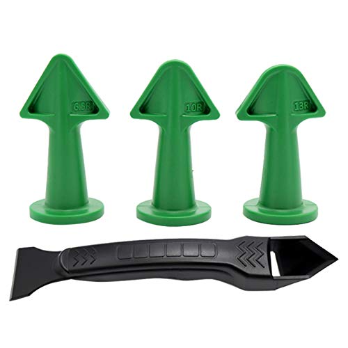 5 en 1 dissolvant en silicone Caulk Finisseur d'étanchéité Scellant Smast Slight Grout Kit Outils En Plastique Outils à main Ensemble Accessoire (Color : D)