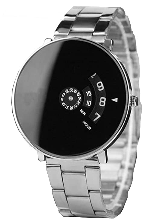 KV Enterprise Show Like White Dial in Second-Min-Hour Steel Belt Analogue Watch for Men Pack of - 1 (B0C8TH36TM) Amazon Price History, Amazon Price Tracker