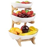 corbeille fruits ceramique vintage 🍋🍋【5】Large Gamme D'utilisations: Ces bols de service en céramique blanche sont parfaits pour servir vos invités lors de réunions de famille, de fêtes, de journées sportives et d'autres occasions spéciales. Ils apportent une touche d'élégance à votre décoration ou à votre table et permettent de gagner beaucoup de place sur la table à manger.