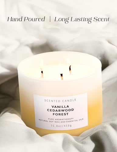 T&H VCF3W01 Vanilla Cedarwood Forest Candle thumb #7