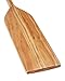 SEACHOICE 6 Ft. Wood Paddle, New Zealand Pine Construction, 19-11/16 in. X 5-7/8 in. Blade, Wide Top Hand Grip, Clear Finish,Tan