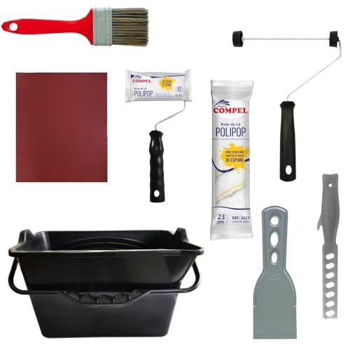 Kit para pintura com 7 peças - Compel