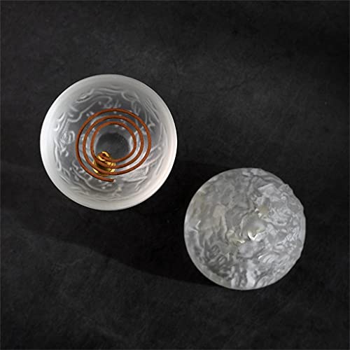 Pnnerr Glass Aromatherapy Crystal Sandalwood Incense Burner Air Fresh Decorative Ornament #TOP6