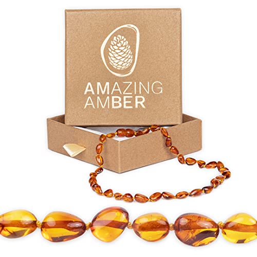 Amazing Amber Necklace - Certified Premium Amber. Genuine Amber Necklace 100% Authentic