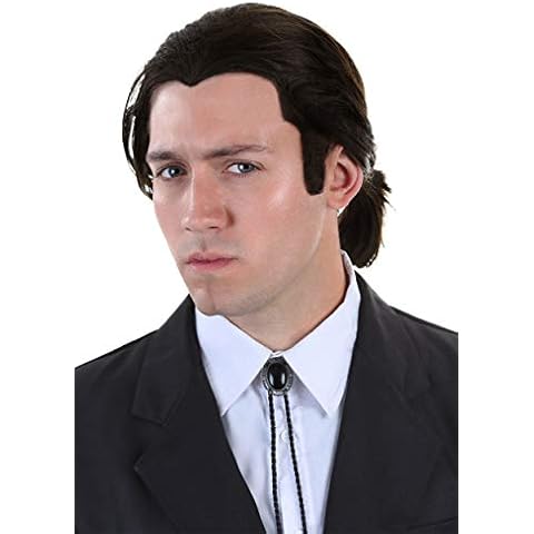 Fun Costumes Pulp Fiction Vincent Vega Wig and Bolo Tie Set Standard Cover