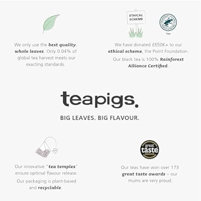 Teapigs Lemon & Ginger Tea 50 Templess