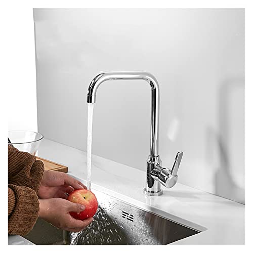 Robinet de cuisine inox 304 idéal pour l'îlot central et l'évier compact