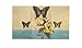 DESIGNER GUEST NAPKINS / 16 PC COUNT (Magnolia & Butterfly, Guest: 15.66 in x 11.66 in)