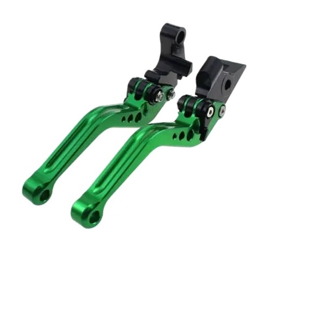 XGDsetSRG for Ka&wasaki Vulcan/S 650CC 2015-2022 CNC Adjustable Folding Brake Clutch Levers Motorcycle Accessories(Short Green)