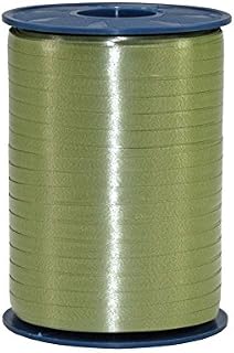 C.E. Pattberg AMERICA Gift curling Ribbon olive (green), 273 yards of balloonribbon for Gift Wrapping, 0.39 inches width, Accessories for Decoration & Handicrafts, Decoration Ribbon for Presents