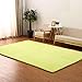 WLVG Shaggy Area Rug für Wohnzimmer, Plüsch rutschfeste Teppich Pad Low Pile Teppich Ultra Soft Fluffy Area Teppich Teppich Schlafzimmer Boden Mat-hellgrün 100x160cm (39x63inch)
