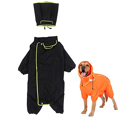 Chubasquero para perros grandes y pequeños ideal para paseos bajo la lluvia y días nublados