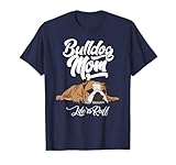 Funny English Bulldog Apparel Bulldog Mom Life Is Ruff T-Shirt