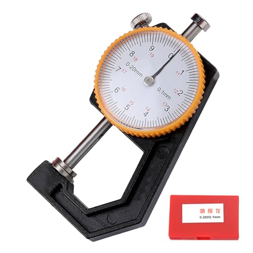 Calibrador de espesor 0-20 mm con precisión de 0.1 mm para cuero y tela miniatura 3
