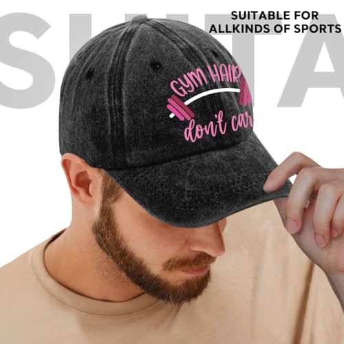 Image of Humor Saying Adjustable Washed Cotton Baseball Cap, Funny Retro Trucker Hat Gift for Men Women Dad Husband Coworker