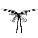 Generico Perizoma Mini Donna Bikini Mutande in Pizzo Mutandine Elasticizzato per Sexydonna Hot Aperte Sexy Slip Brasiliana Tanga Vita Bassa Pezzo sotto Costume Divertenti da Donne Mutanda Cotone