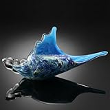 Blue Murex Shell Art Glass
