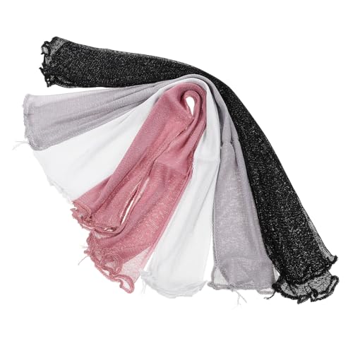 Mangas para brazos y piernas SHOWERORO para mujer, 4 pares de malla fina protectora UV