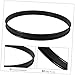 LALADEFIEE Black Coated Snare Drum Hoop 16 Inch Metal Drum Counterhoop and Replacement Parts for Percussion Instrument Accessories
