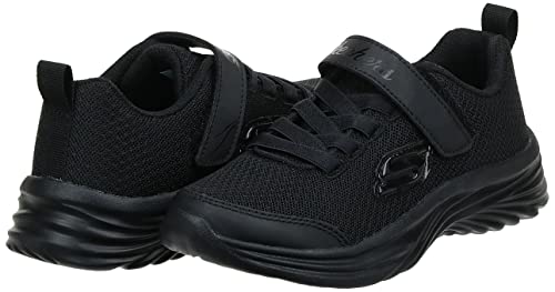 Skechers Girls Skechers Sport, Skechers Light Weight, Skechers Machine Washable Sneaker, Black/Black, 10.5 Little Kid Us #TOP6