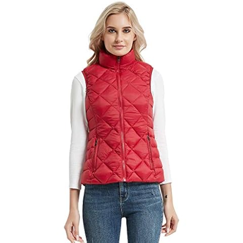 CROYEE Women's Winter Slim Quilted Puffer Coat Cover