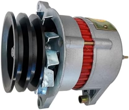 1200W 14V/28V Brushless Alternator Generator - Dual Wheel Pure Copper Wire with Silicon Rectifier for Home Lighting & Power Supply, Ideal for Household Use