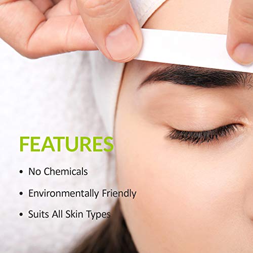 Moom Face Wax Strips For Women With Natural Soothing Chamomile & Lavender Hair Removal Waxing Strips With Cucumber & Vitamin E Finishing Oil – Perfect For Face & Bikini (20 Pre-Waxed Strips) 3 Pack #TOP5