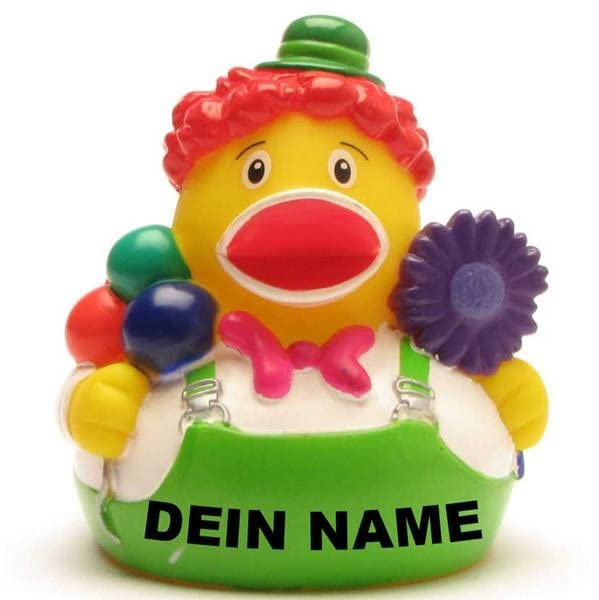 Bath Duck - Personalised (Clown Duck) — image 1
