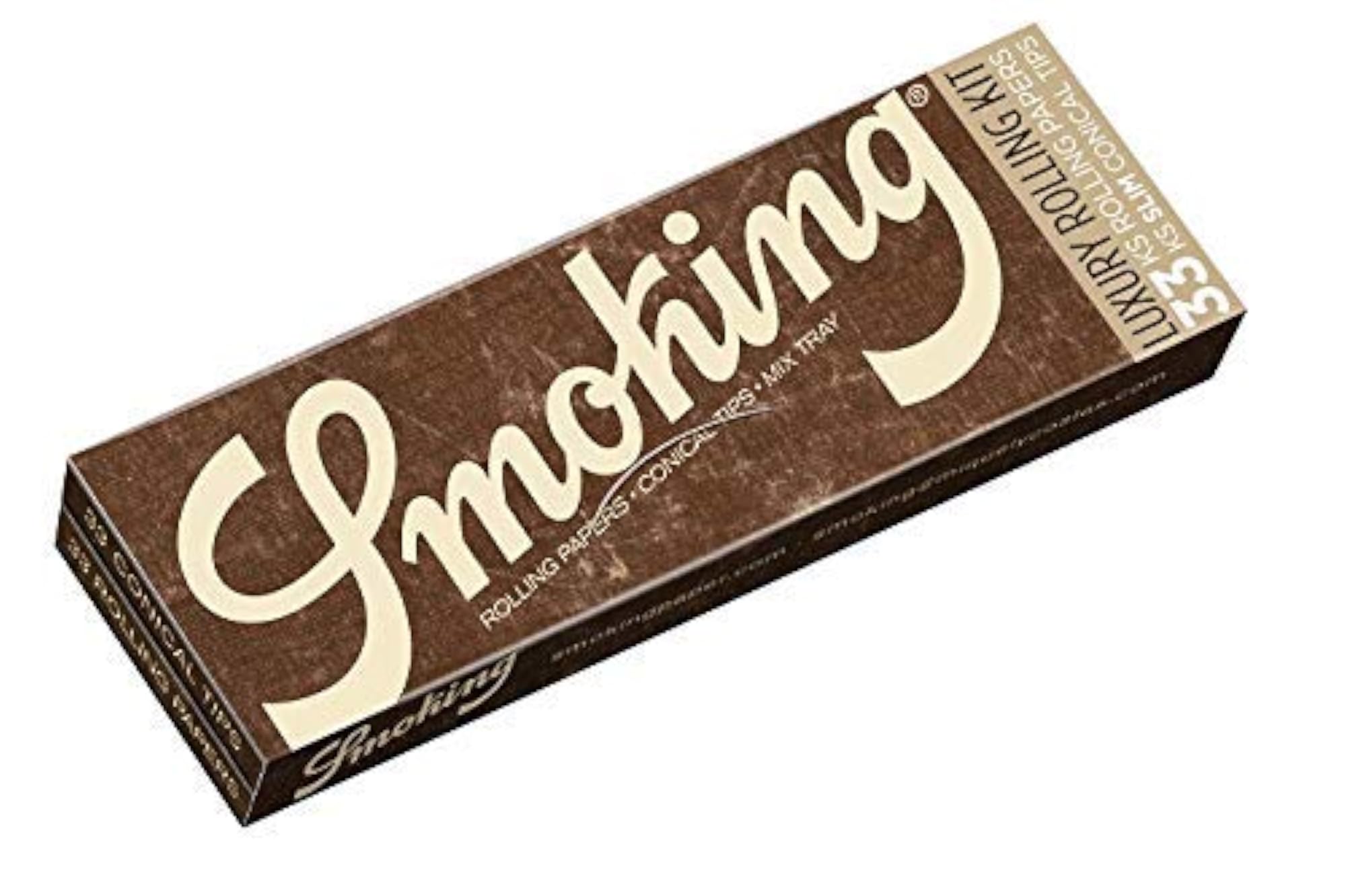 Rolling Paper Brown Luxury Pack with Conical Tips