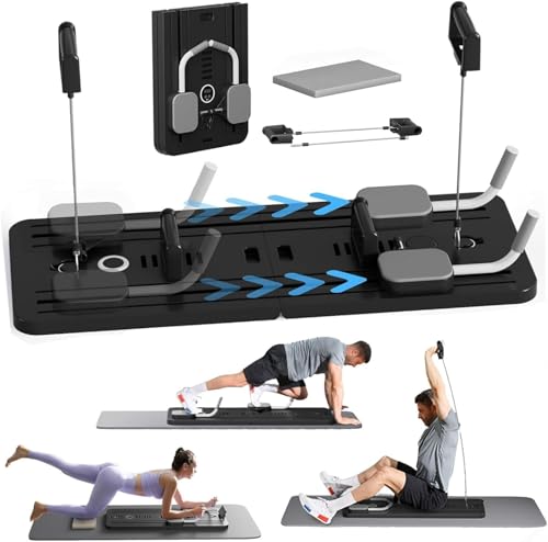 Machine d'exercice abdominale avec support de coude et roue de gainage à rebond