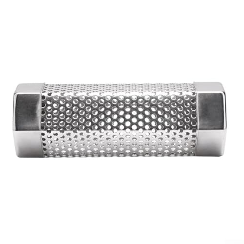 BBQ Räucherrohr 6 Zoll Edelstahl für Fleisch und Gemüse, Rostbeständig mit sechseckiger Form, um die Position auf verschiedenen Grillarten beizubehalten (1)