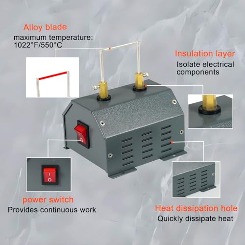 Electric Rope Cutter Hot Knife Thermal Cutting Tool for Fabric Nylon Webbing Belting Ribbon - Seatld Hot Wire Cutting Tool (30W Seat-type rope cutter)