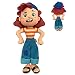 Julia Poupée en peluche pour fille en peluche Kawaii Jouet en peluche en forme de dessin animé Jouet en peluche doux Poupée Décoration de vacances Halloween Jouet en peluche