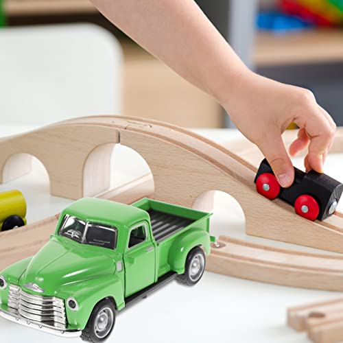 Patkaw Home Decor Vintage Truck Decor Pickup Metal Vehicle Truck Collectible Toy Car Model Vehicle Figurine Mini Truck Tabletop Decoration For Home Office Green Farmhouse Decor #TOP7
