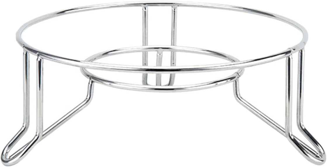 Heavy Duty Stainless Steel Trivet Stand for Kitchen Steam Pot Rack with Heat Resistant Base, Multi-Functional Cooking Pot Holder Suitable for Home Cooking and Steaming