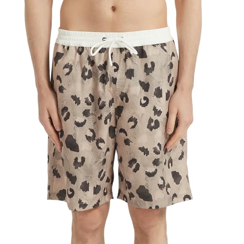 NOMADIKA Mens Swim Trunks Quick Dry Board Shorts Mesh Lining Swimwear Bathing Suits