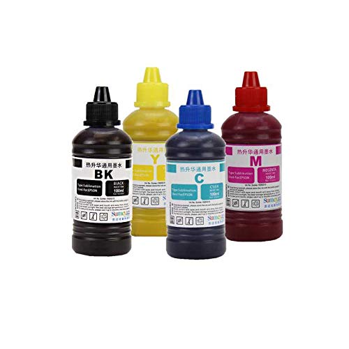 Tinta Sublimática para Impressoras - 100ml 4 cores