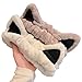 2 Pcs Cat Ears Headband, Cute Spa Headbands for Washing Face Skincare Makeup Headbands for Women Girls Trendy Stuff Present Soft Coral Fleece Hair Accessories(Beige Khaki)
